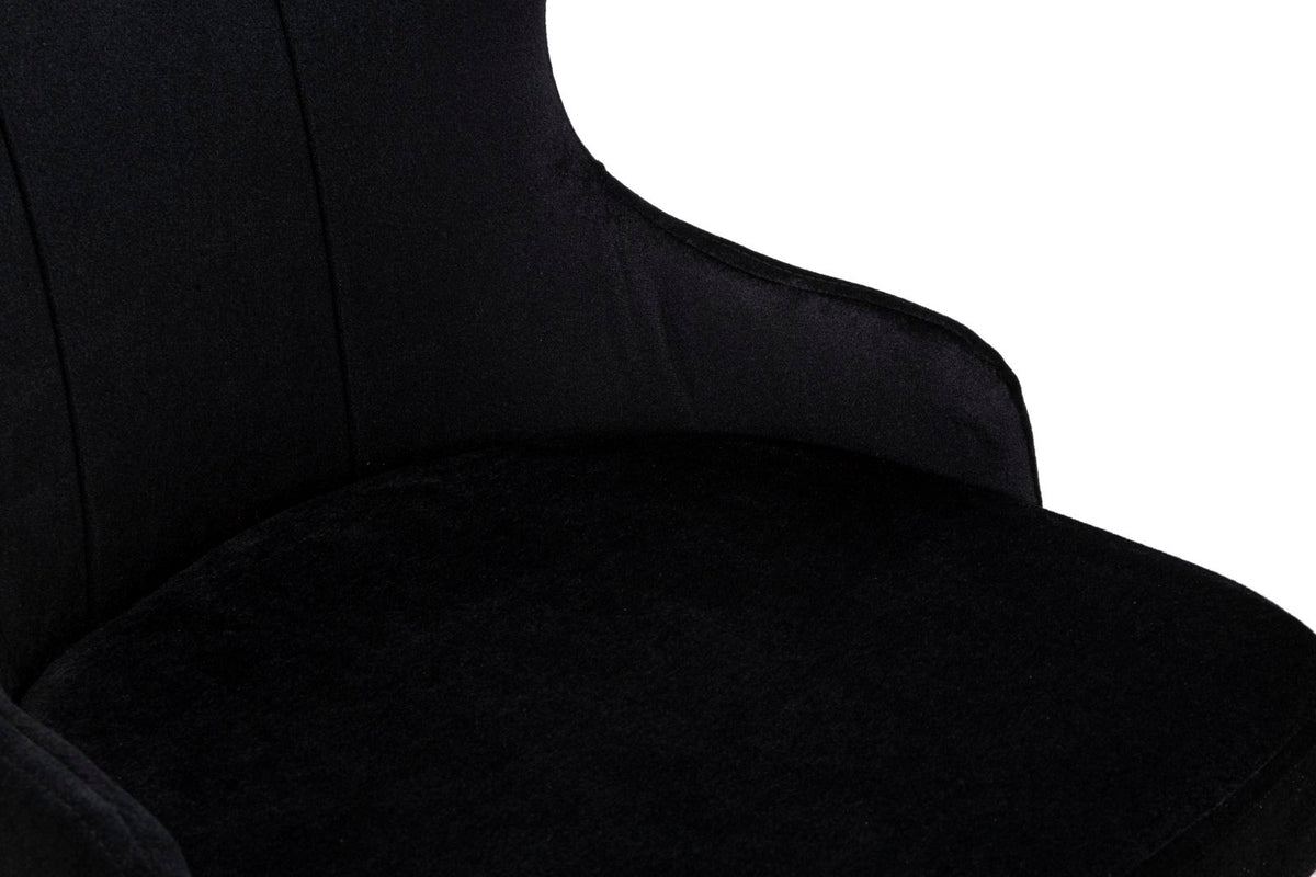 Garnitura stolica Kelebek crne 2kom cm 52x60x95