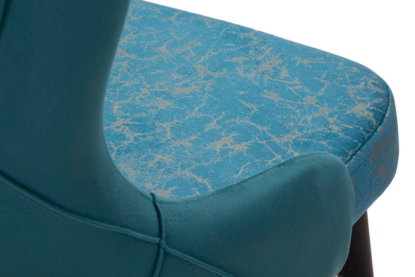 Garnitura stolica Kelebek teal 2 kom cm 52x60x95
