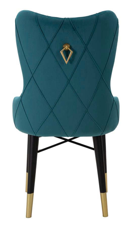 Garnitura stolica Kelebek teal 2 kom cm 52x60x95
