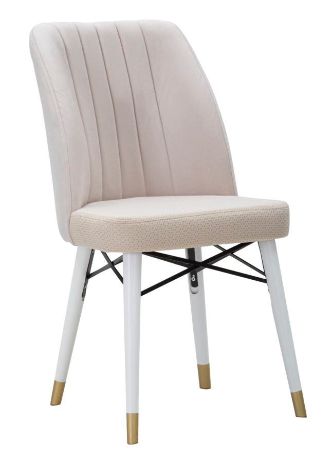 Garnitura stolica Bella krem 2 kom cm 50x49x92,5