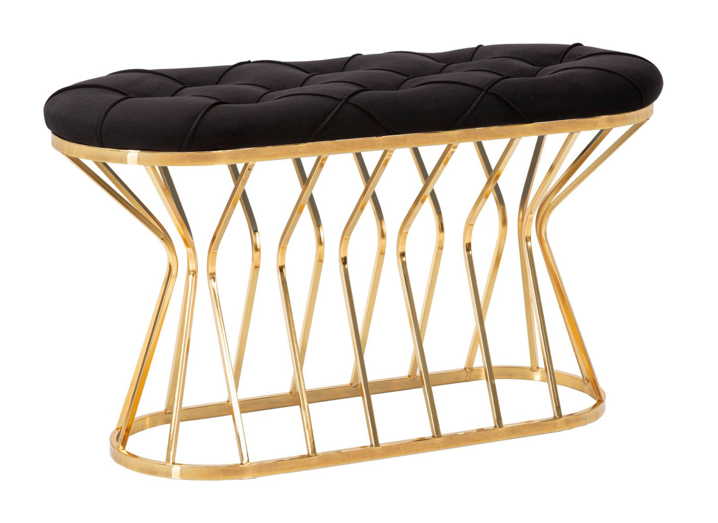 Klupica crna cm 91x38x52
