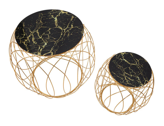 Garnitura stolića za kavu 2kom cm ø 68x56-43x45