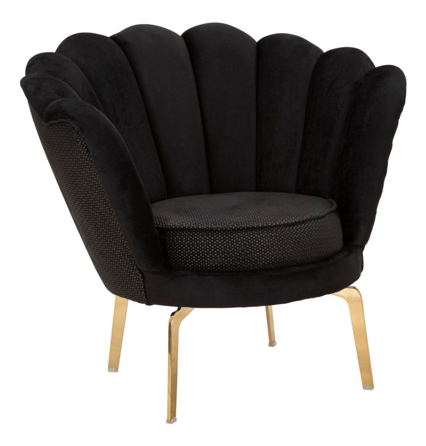 Fotelja Vienna plus crna cm 83x76x78