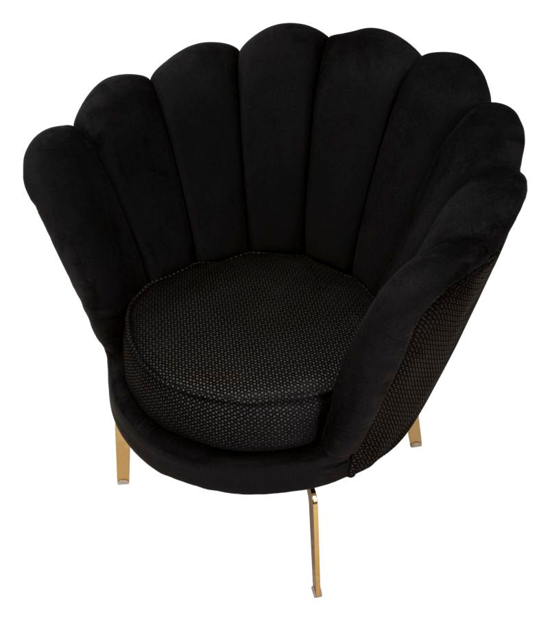 Fotelja Vienna plus crna cm 83x76x78