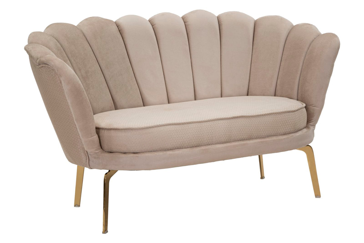 Dvosjed Vienna plus krem cm 136x76x78