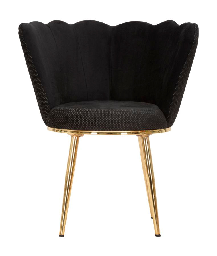 Fotelja Mindy crna cm 70x63x83