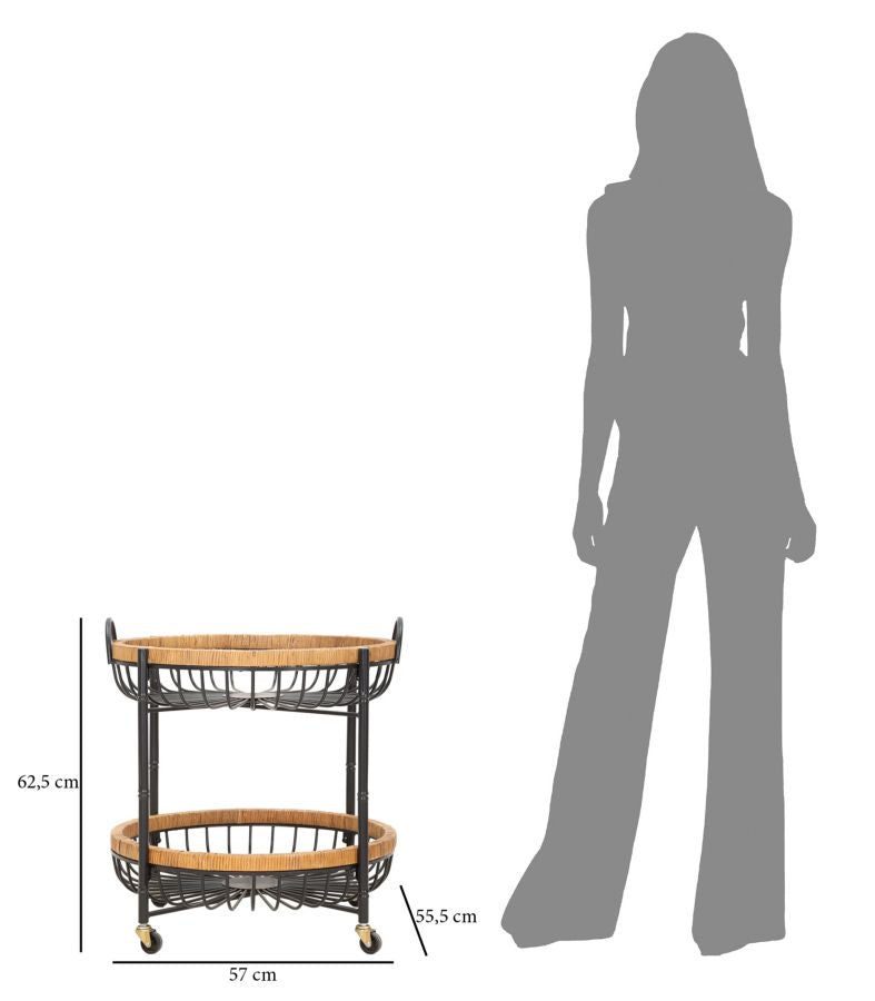 Stol HAYLEE 62,5x57x55,5 cm