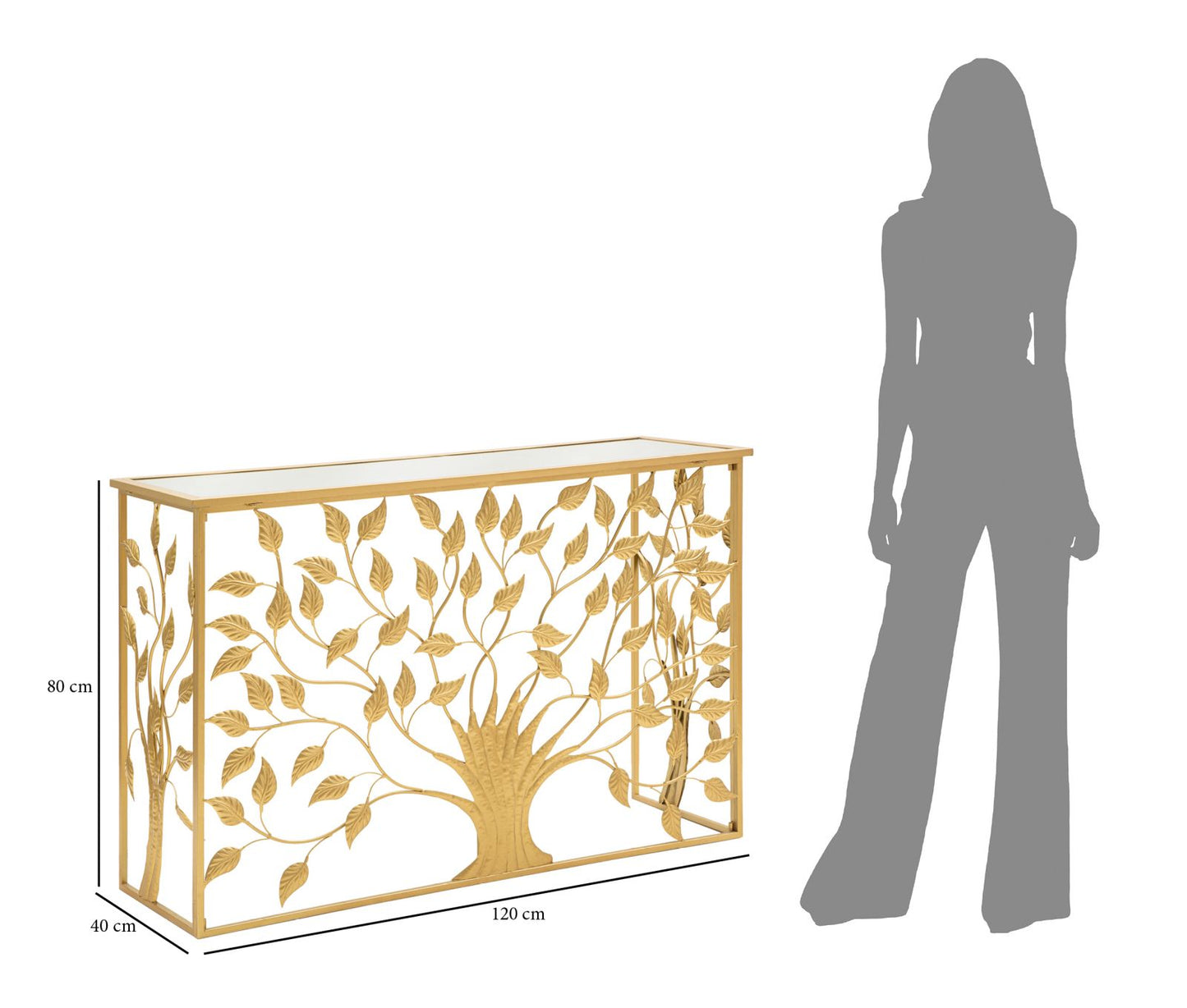Konzola Albero cm 120x40x80