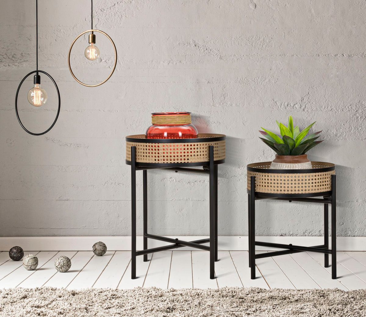 Stol AMELIE ø 40x50-35x40 cm