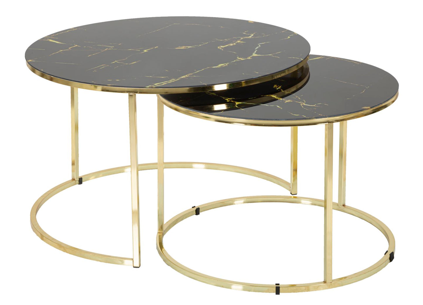 Stolić jednostavan set 2 kom cm ø 75x48-60x43