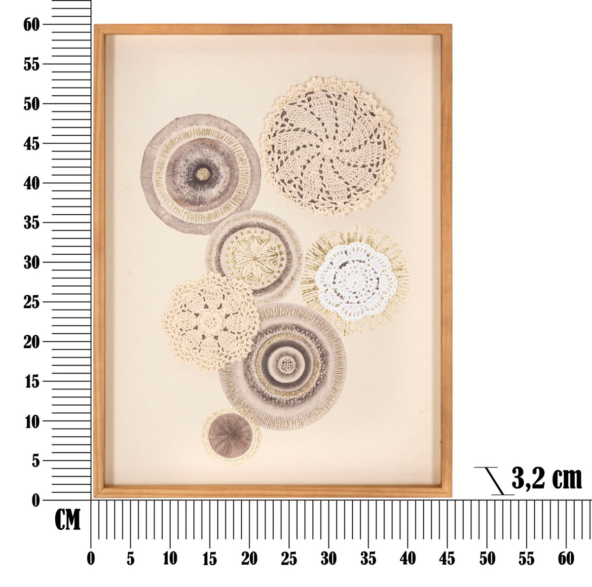 Zidni tisak/slika BAILEE 60x45x3,2 cm