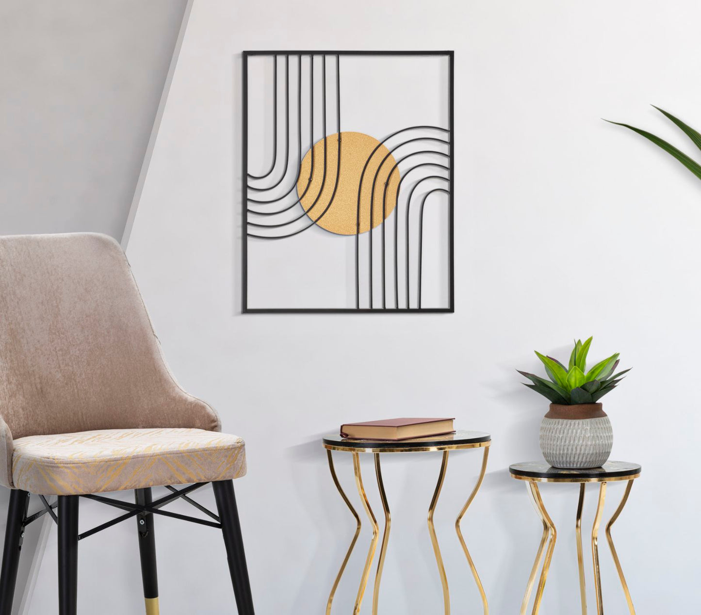 Zidna dekoracija Sunshine -B-  40,5x1,5x50,5 cm