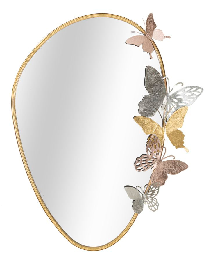 Zidno zrcalo Oval 58,5x3,5x71,5 cm