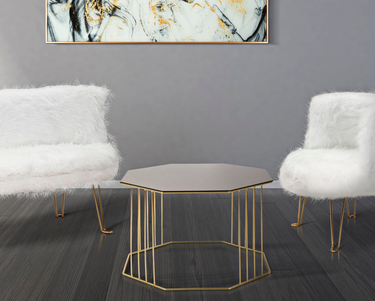 Oktagonalni stolić za kavu Ø 70 × 45 cm