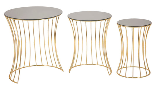 Set od 3 stolića za kavu 47x55, 37x50 i 28x45 cm