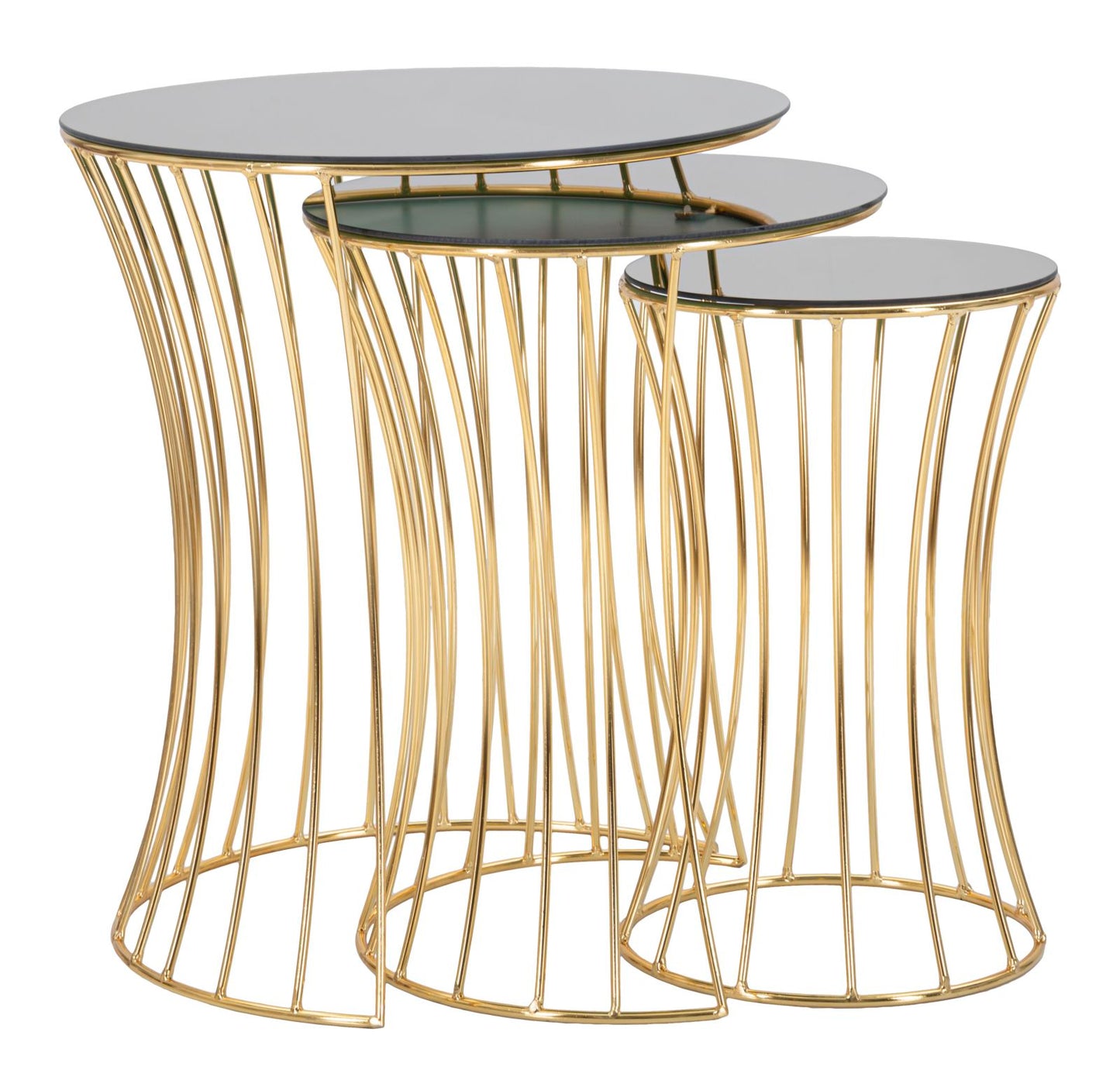 Set od 3 stolića za kavu 47x55, 37x50 i 28x45 cm