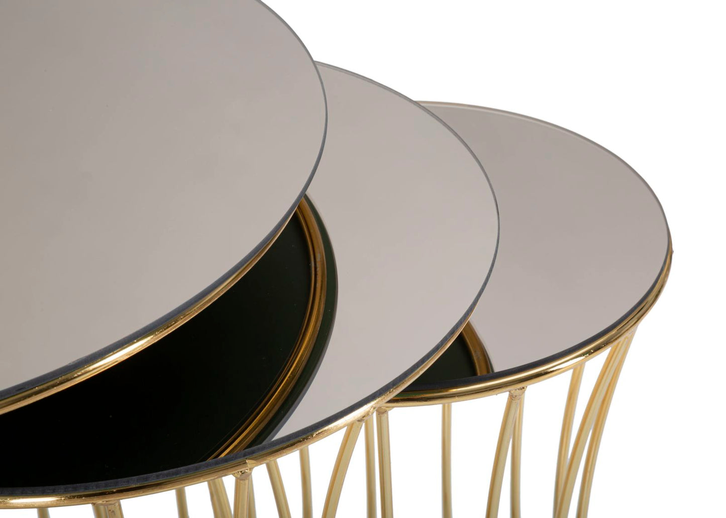 Set od 3 stolića za kavu 47x55, 37x50 i 28x45 cm