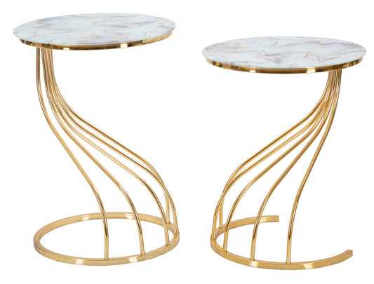 Set od 2 stolića Ø 40x57 i 40x51 cm