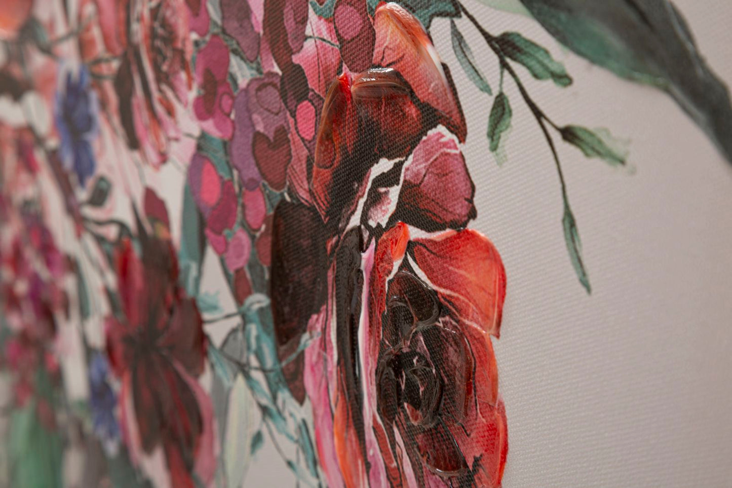 Zidna dekoracija Lady Flower 80x2,8x120 cm
