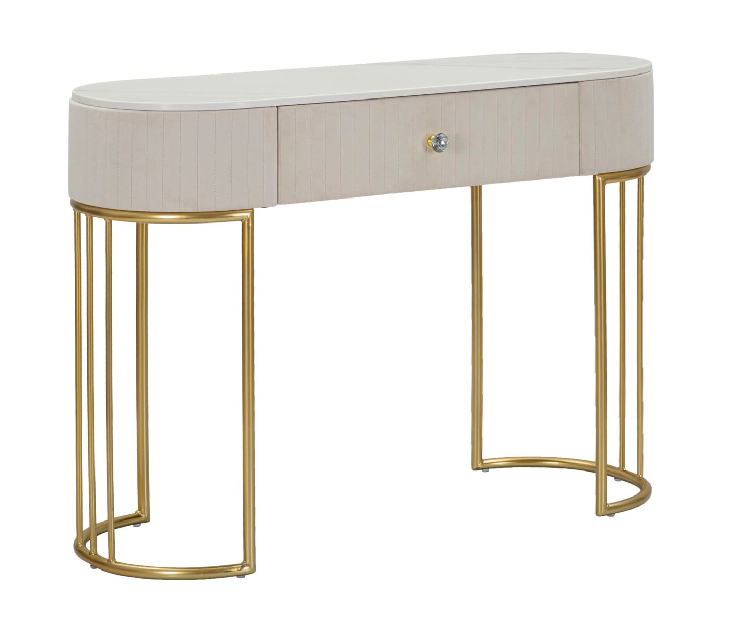 Konzola montpellier krem boja 100x40x75 cm