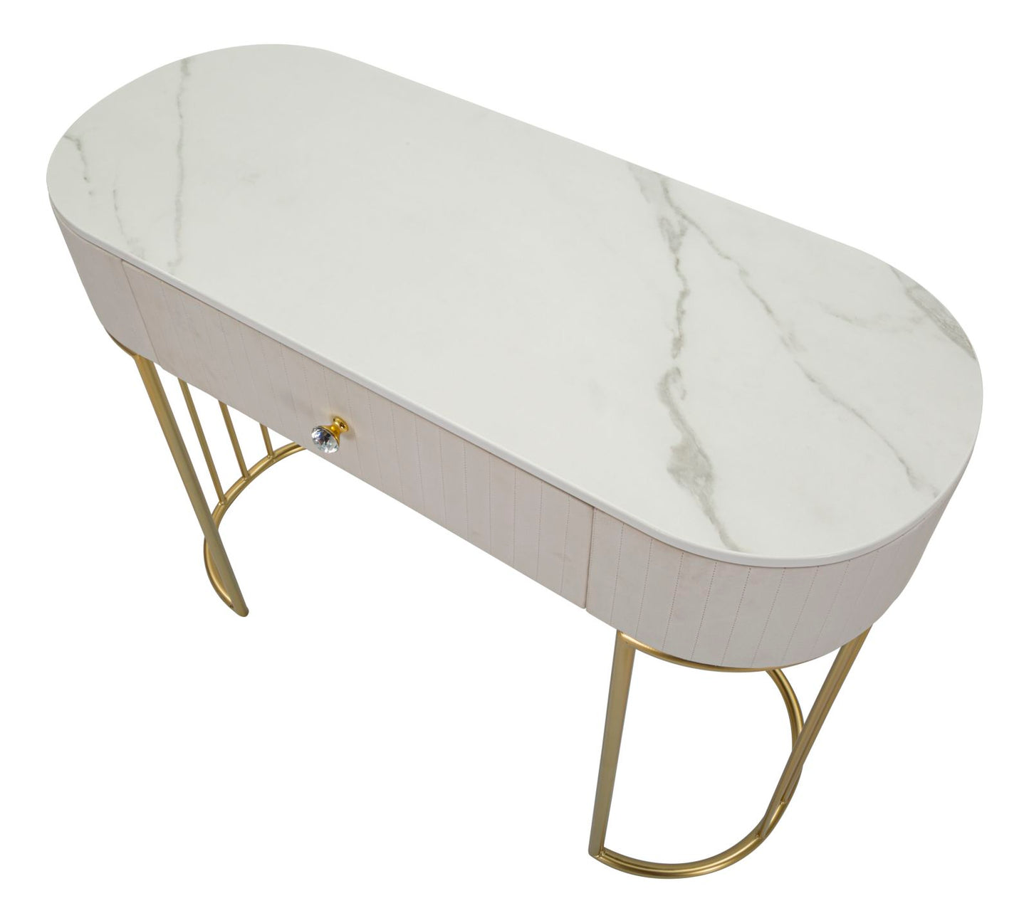 Konzola montpellier krem boja 100x40x75 cm