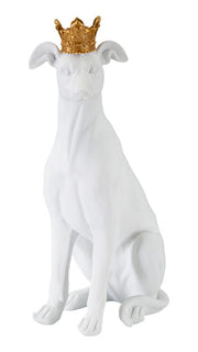 Dekoracija psa, bijela, 20 × 12,5 × 33 cm