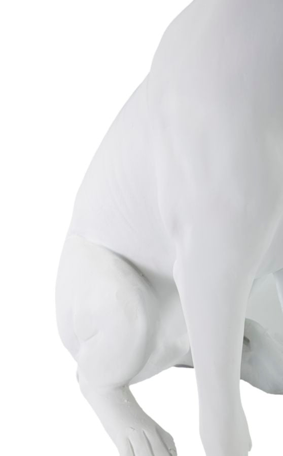 Dekoracija psa, bijela, 20 × 12,5 × 33 cm