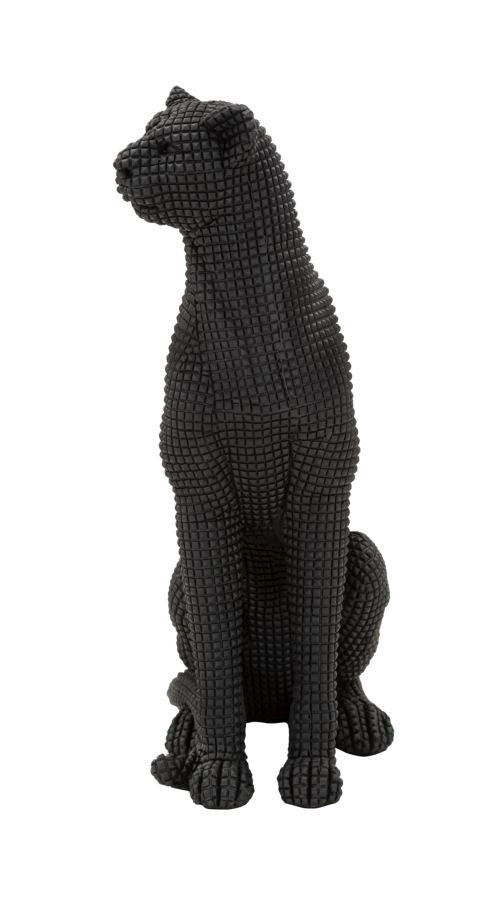 Dekoracija Leopard crni 15x10x27 cm