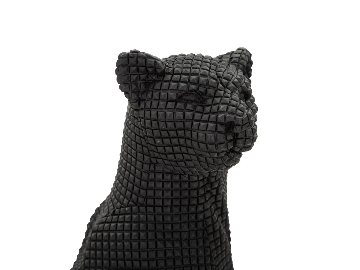 Dekoracija leopard, crni, 15 × 10 × 27 cm