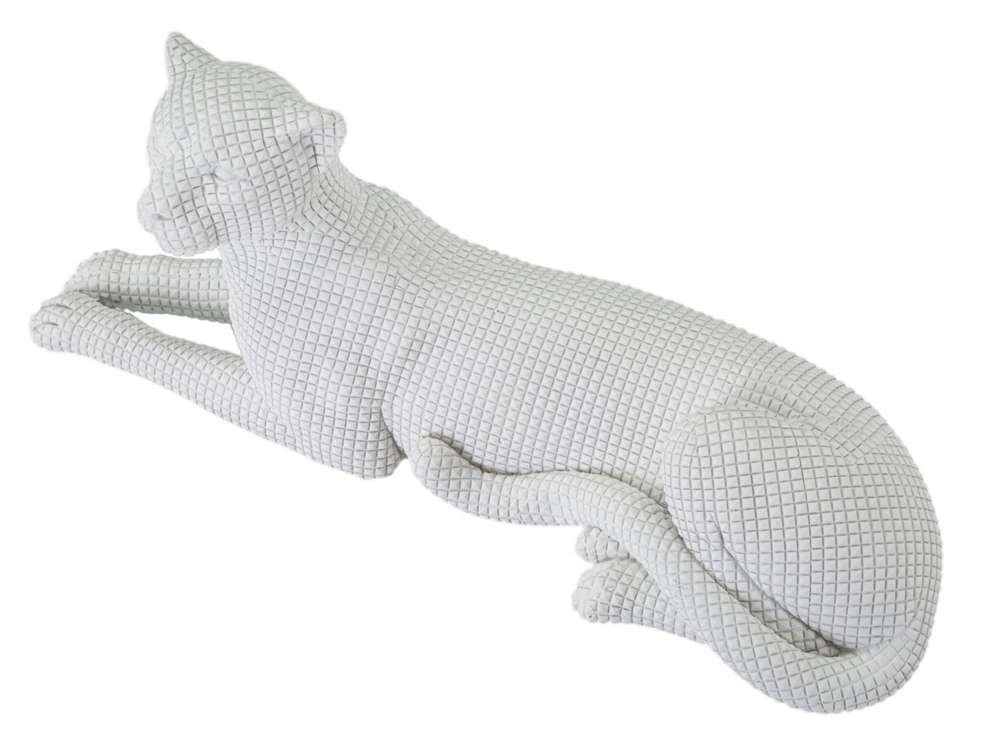 Dekoracija Leopard bijeli 38x12,5x15,3 cm