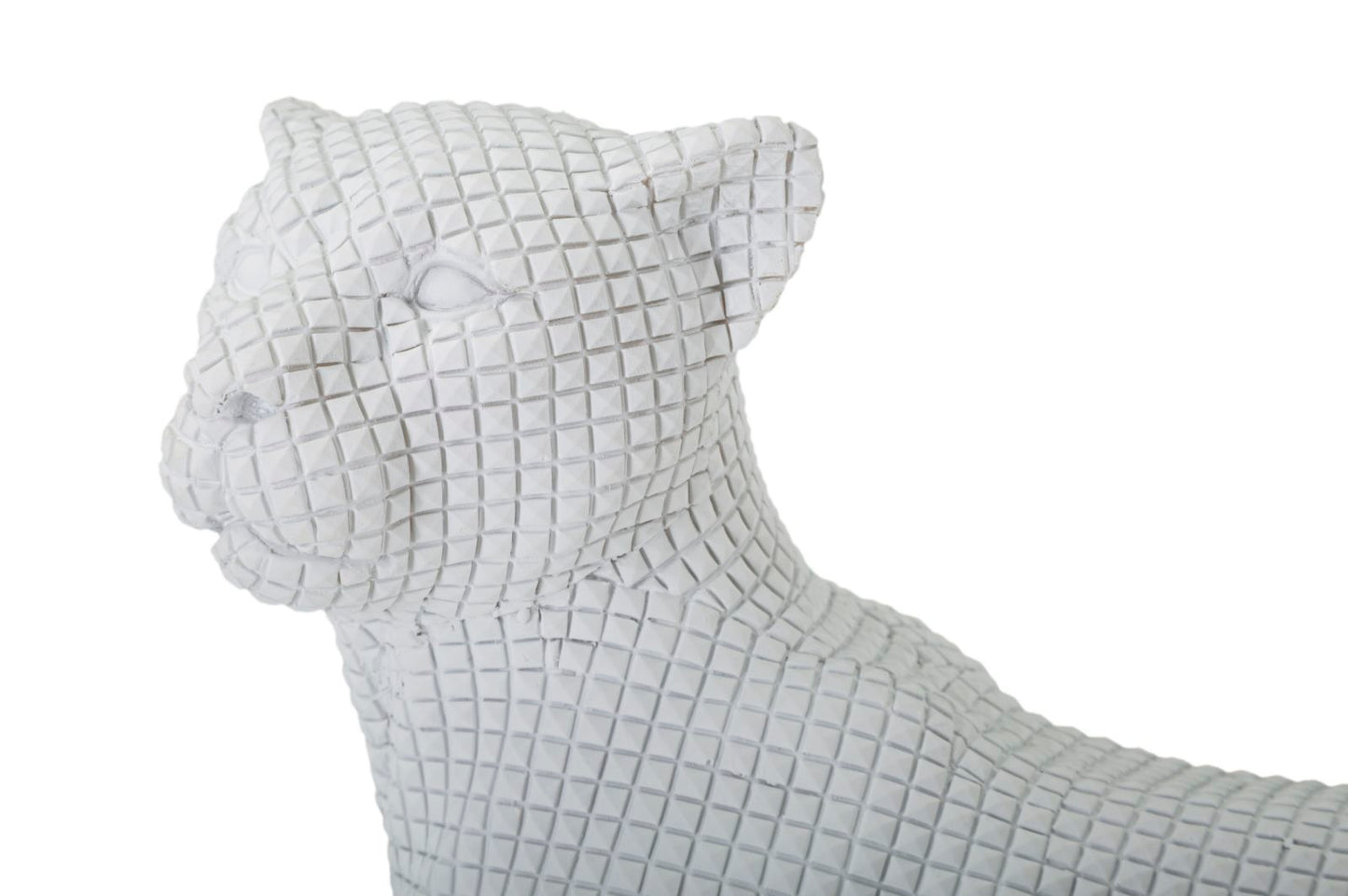 Dekoracija Leopard bijeli 38x12,5x15,3 cm