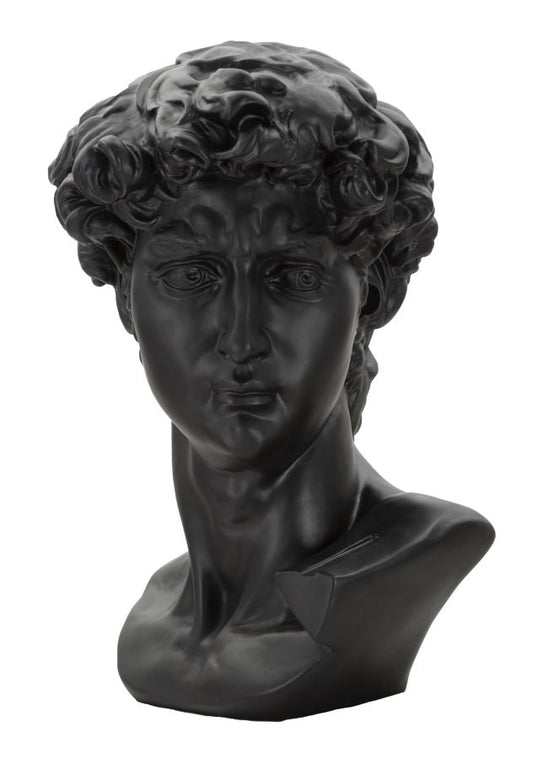Dekoracija Velika crna glava 44x35,5x60 cm