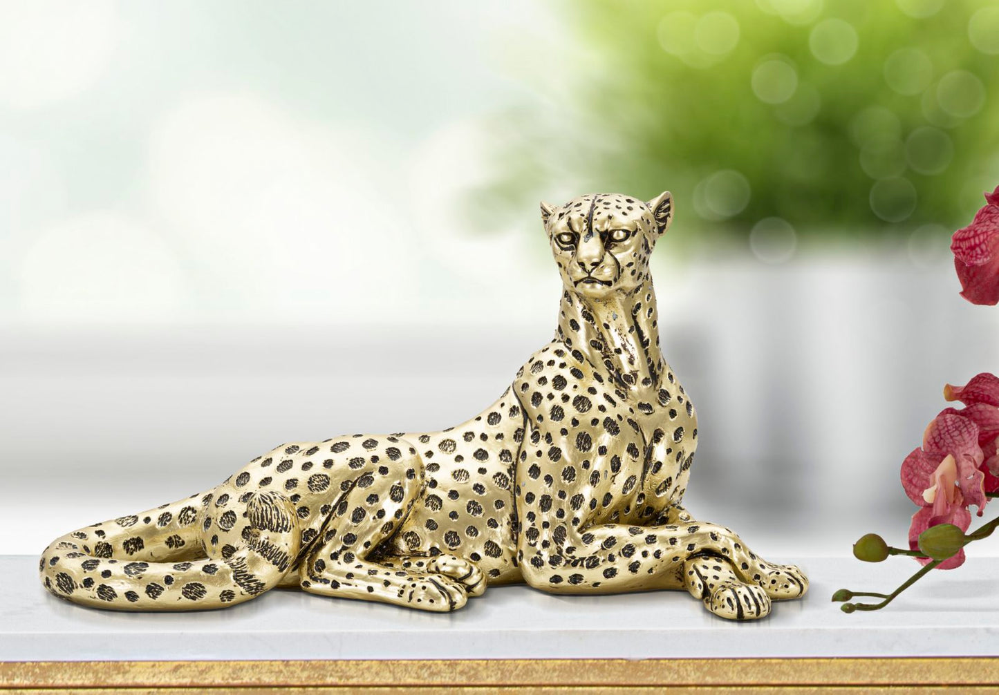 Dekoracija Leopard 27,3x10,3x13,9 cm