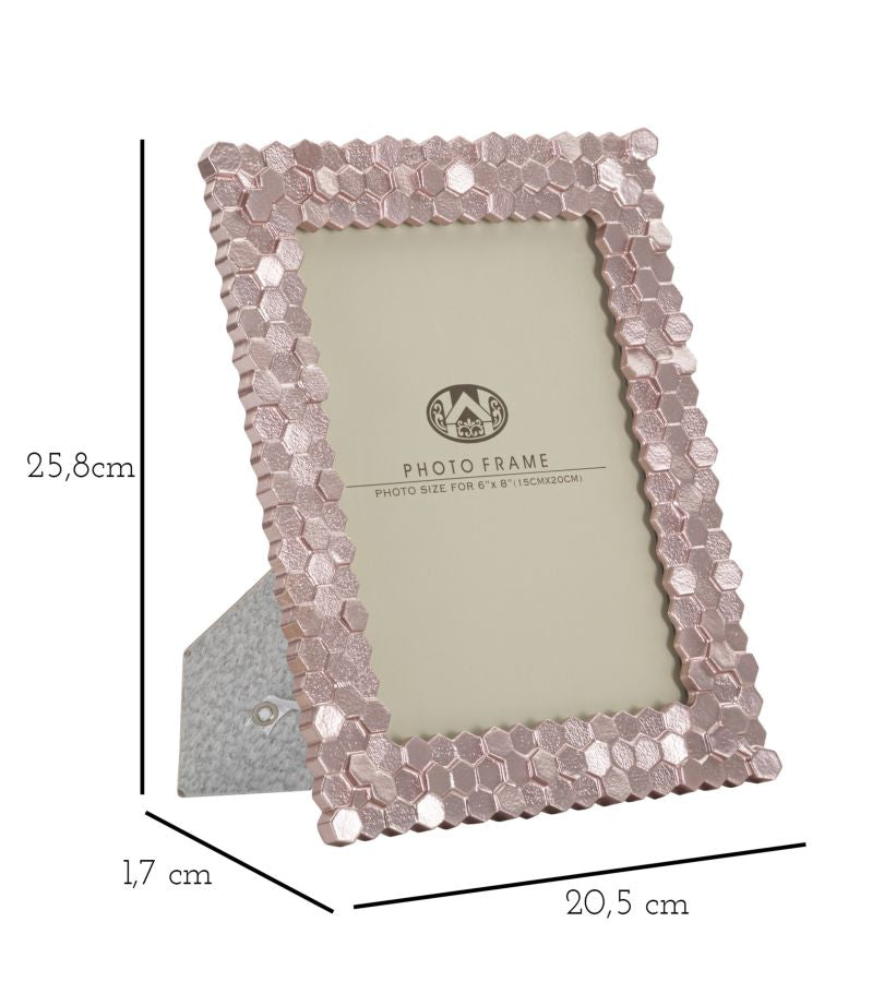 Okvir za fotografije ružičasti 20,5x1,7x25,8 cm