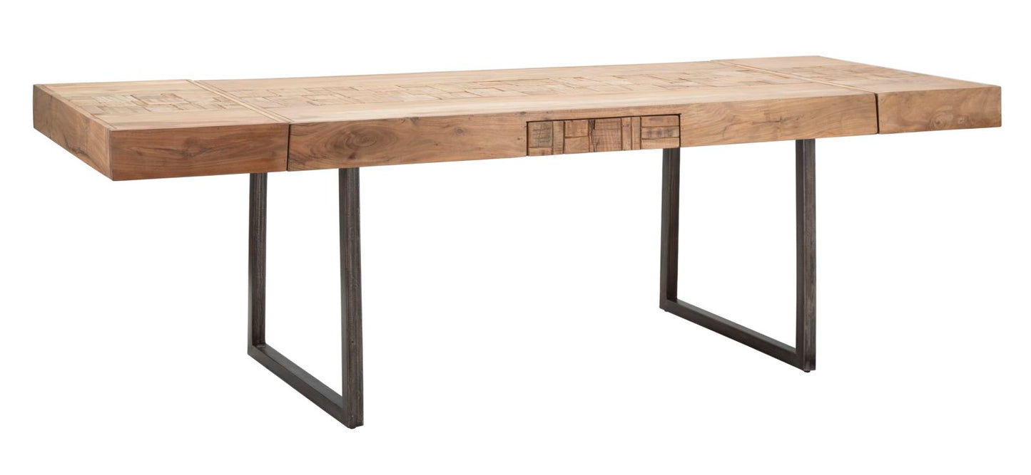 Blagovaonski stol ALANA 77x160-240x90 cm