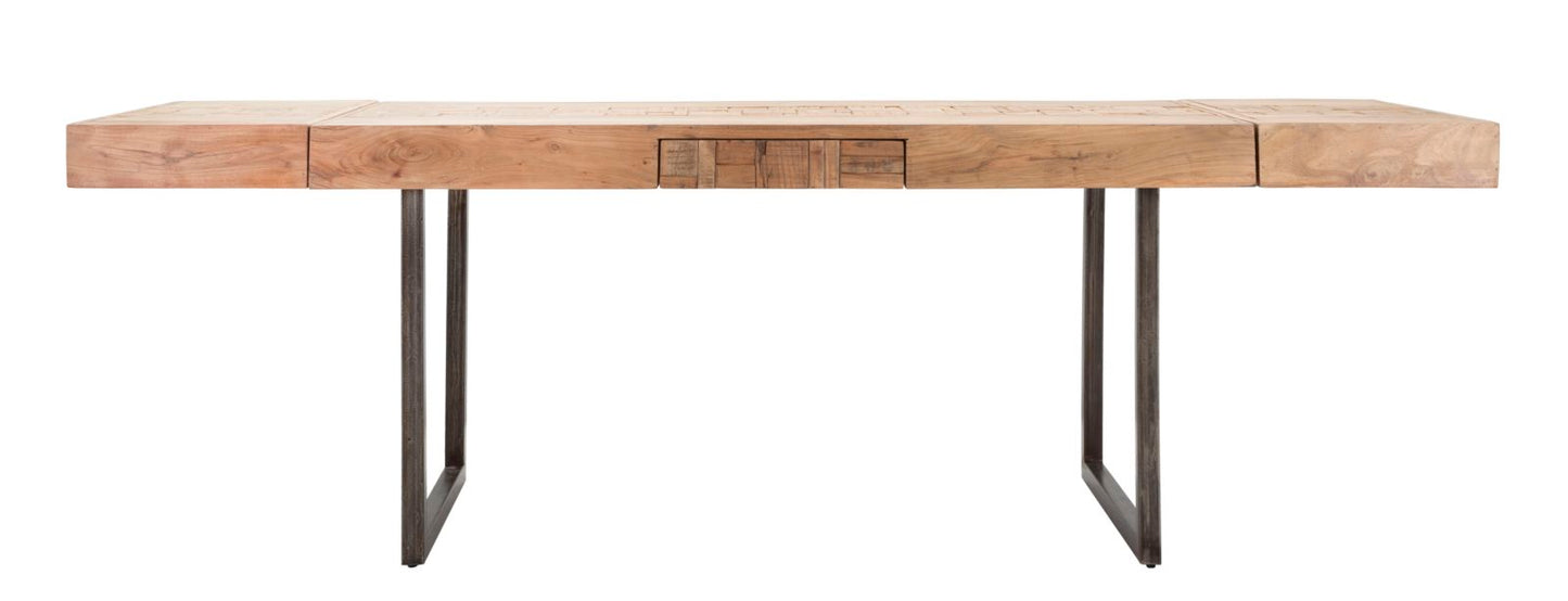 Blagovaonski stol ALANA 77x160-240x90 cm