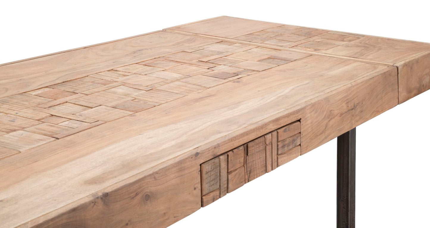 Blagovaonski stol ALANA 77x160-240x90 cm