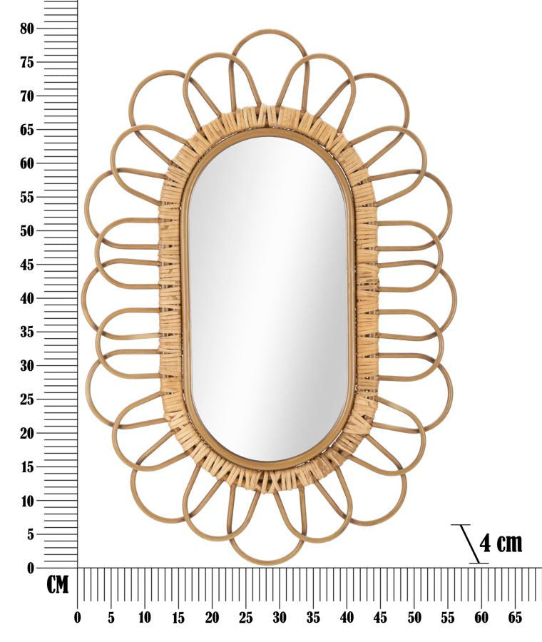 Podno ogledalo MARGARET 80x56,5x3 cm