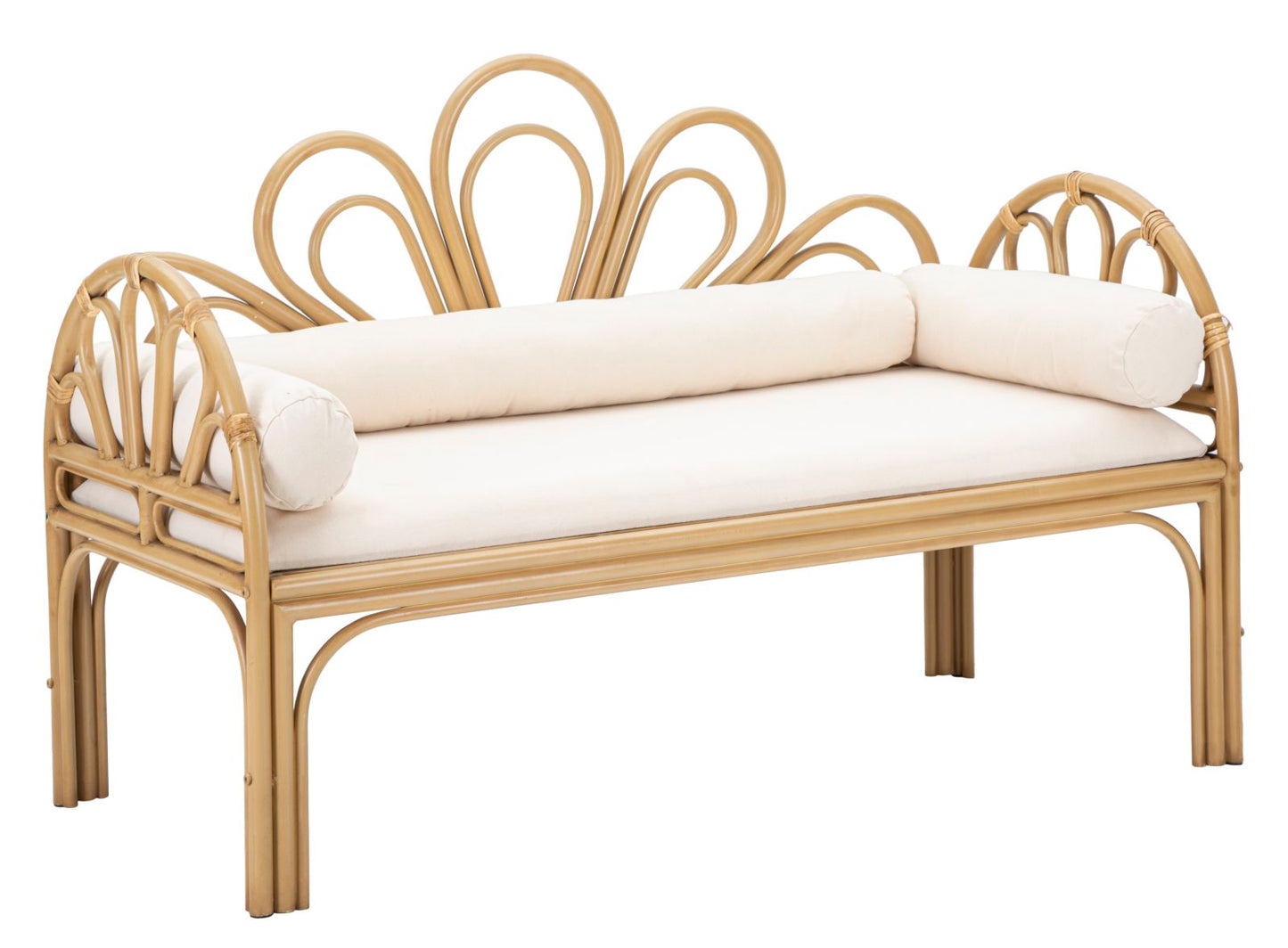 Klupa Panama s jastucima 130x60x90 cm