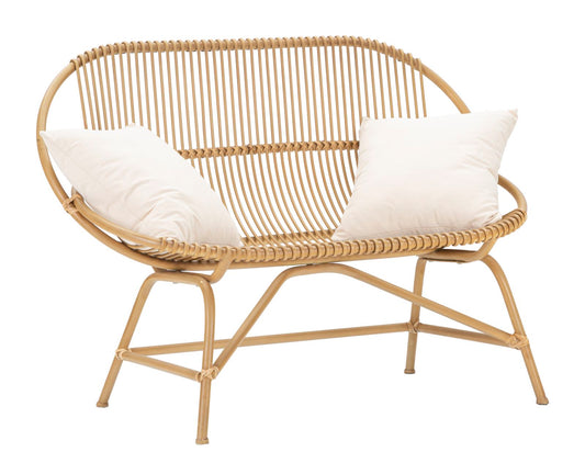 Dvosjed Panama s jastucima 132x66x96,5 cm