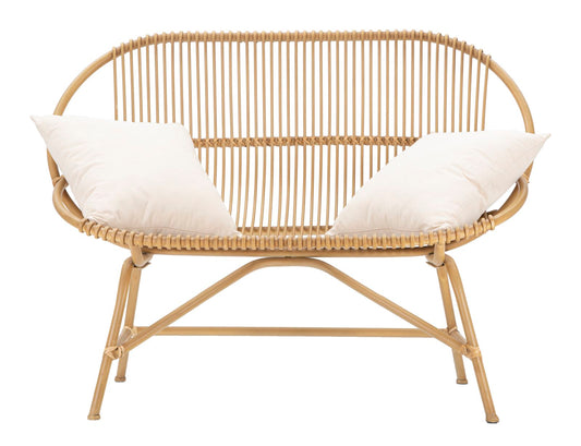 Dvosjed Panama s jastucima 132x66x96,5 cm