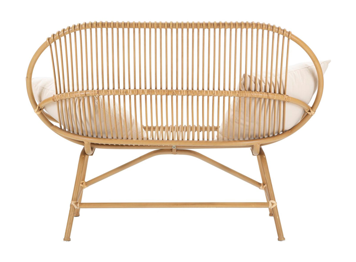Dvosjed Panama s jastucima 132x66x96,5 cm