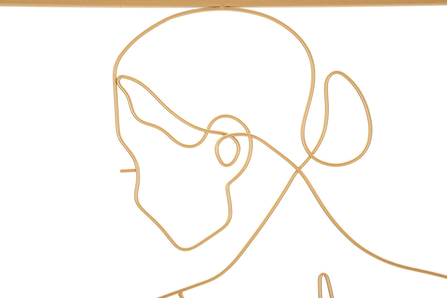 Zidna dekoracija IRON WALL PANEL GOLD WOMAN cm 60X1X80