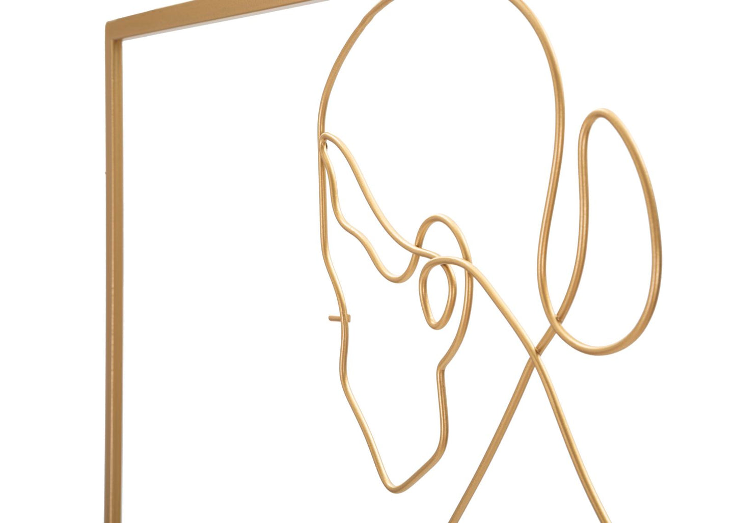Zidna dekoracija IRON WALL PANEL GOLD WOMAN cm 60X1X80