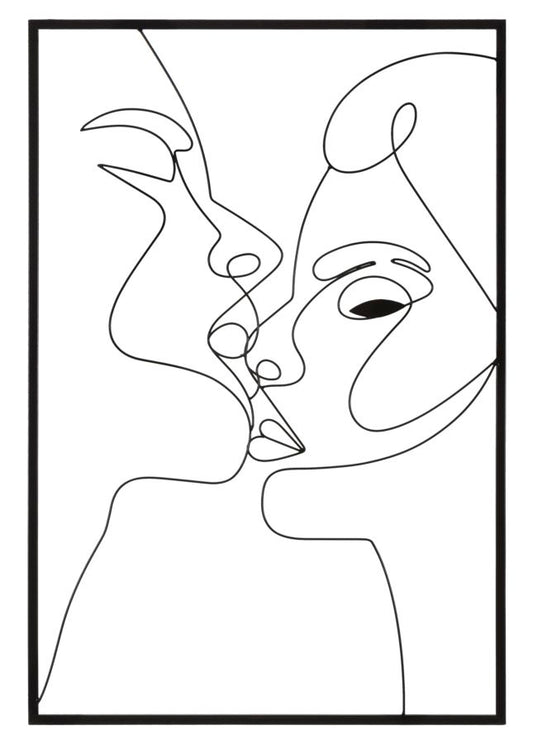 Zidni ukras ALYSSA 90x60x1 cm