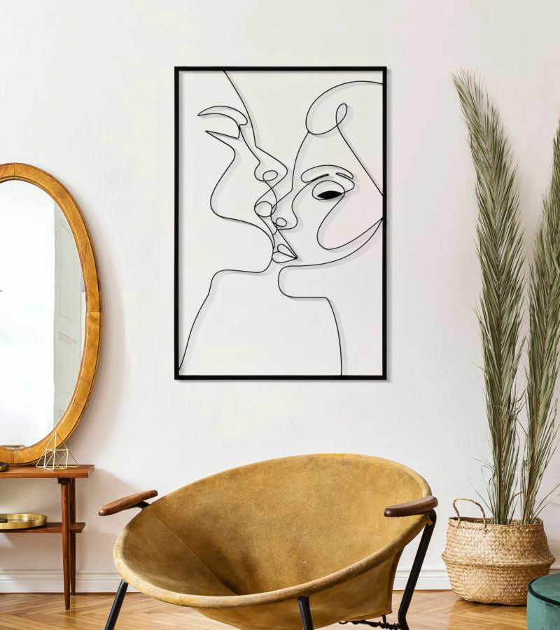 Zidni ukras ALYSSA 90x60x1 cm