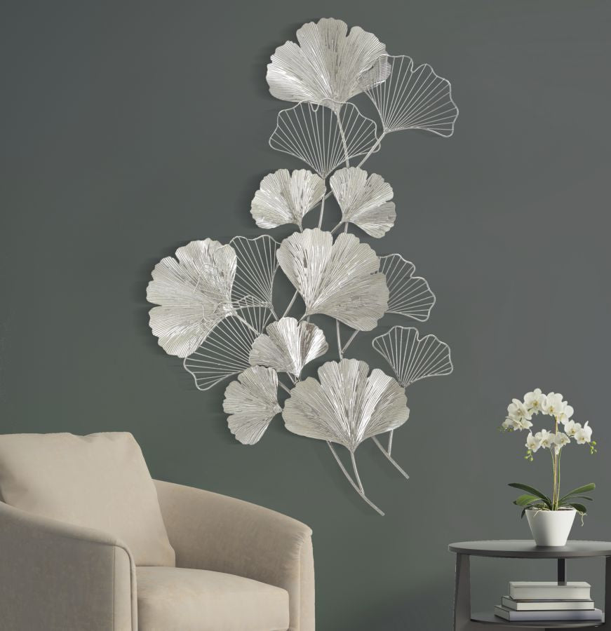 Metalna ploča goxy silver cm 90x7x124