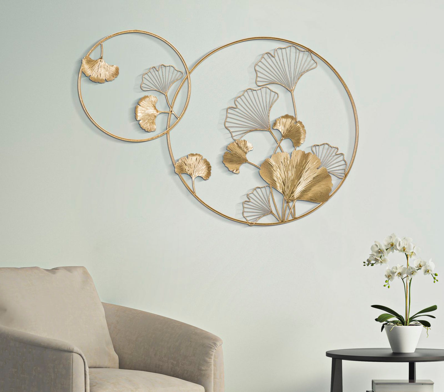 Metalni zidni panel dvokrilni cm 120,5x4,2x80,5