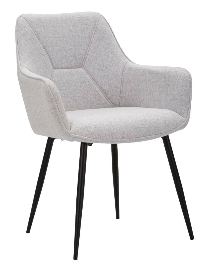 Stolica VICENZA GREY SET 2 kom cm 58X63X85,5