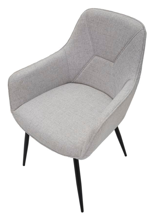 Stolica VICENZA GREY SET 2 kom cm 58X63X85,5